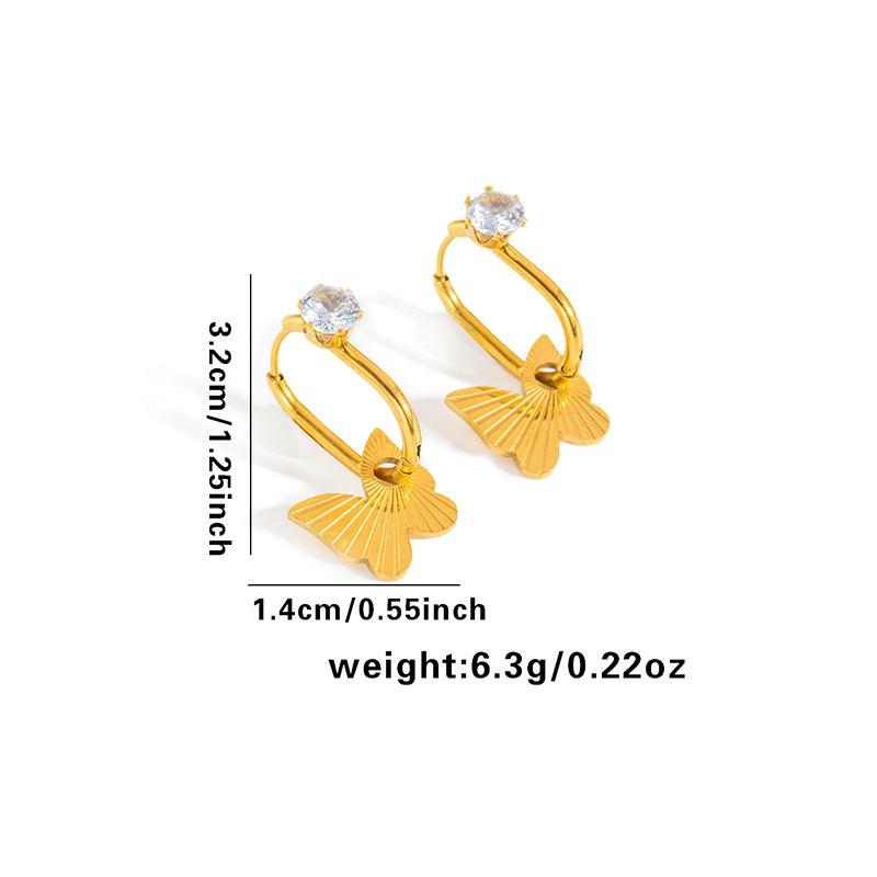 Chic Titanium Steel Earrings: Trendy, Stylish, Versatile, and Luxurious Design for Women