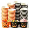 Halloween Party Einweggeschirr Papierschale Snackbox Eisbecher Kürbisschale Happy Halloween Party Dekorationsartikel