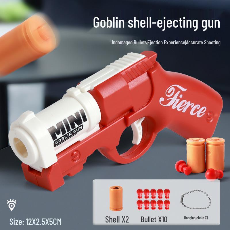 Desert Eagle Style 3D Wooden Fish Decompression Toy Gun