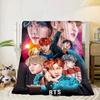 Colorful kpop Artwork Blanket Flannel Blanket for bed, sofa, Camping, Hiking, Picnic Essentials, gift for family Fan gifts