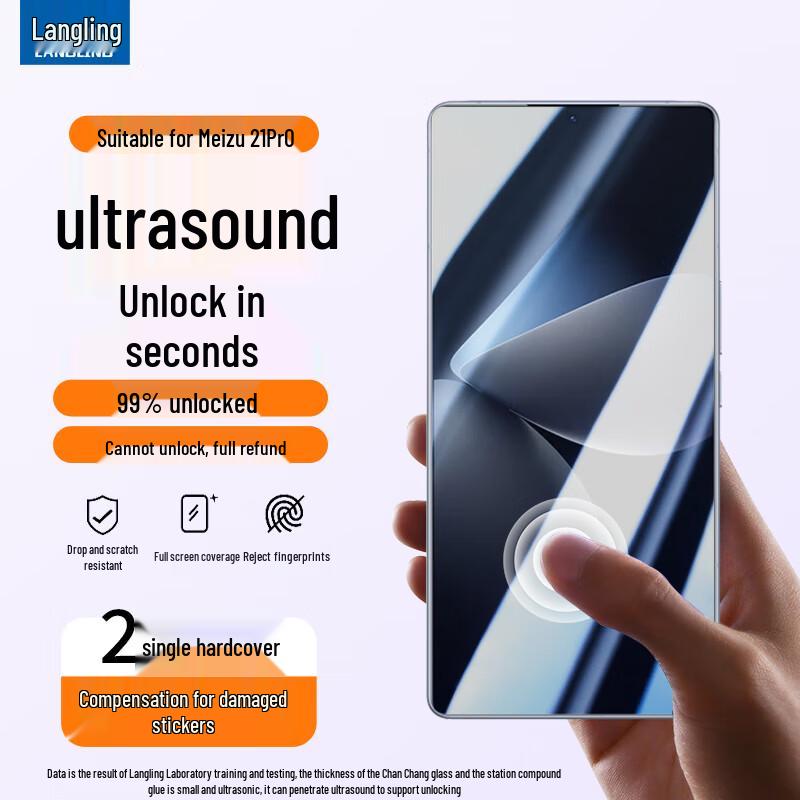 Langling Tempered Glass Screen & Lens Protectors for Meizu
