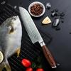 Kitchen Knife 67 Layers Damascus Steel Santoku Knife Slicing Utility Paring Bone Cutter Steel Razor Sharp Blade Colorful Wood