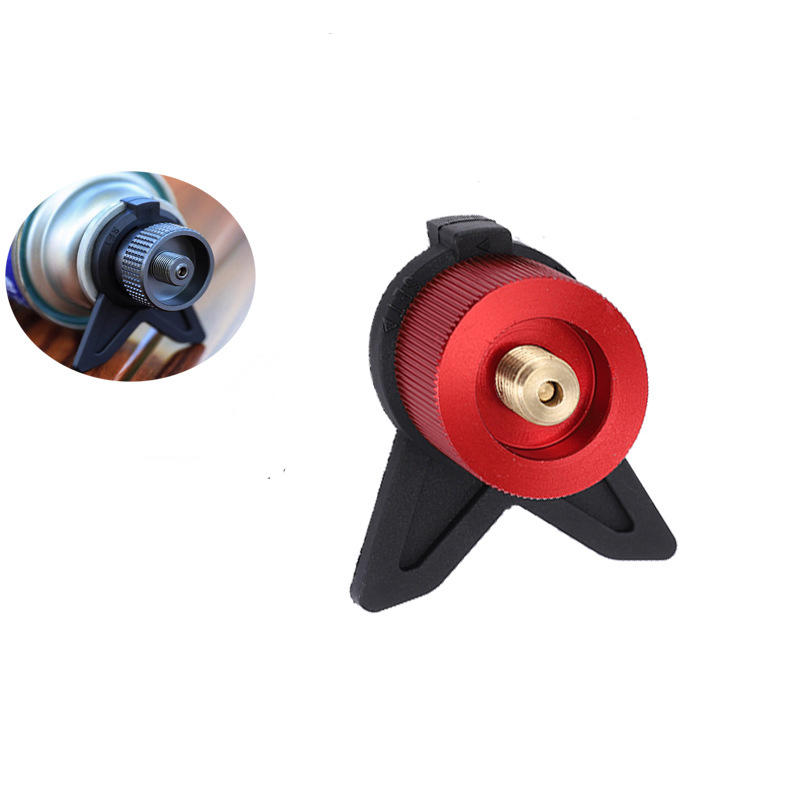 Camping Butane Adapter With Bracket Outdoor Portable Gas Tank Converter For Picnic Hiking Camping Equipment High Quality