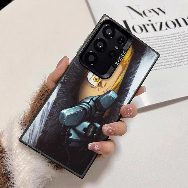 

F-ullmetal A-Alchemist Anime Shockproof Phone Case for Samsung Galaxy S26 Edge S25 Ultra S24 FE S23 Plus S21 Cover Anti Fall Fun Samsung S24 Plus