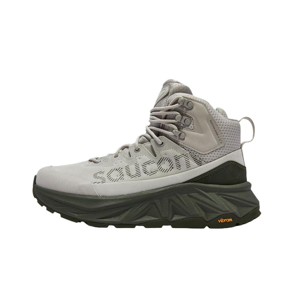 SAUCONY Trigon Ultra Versatile Comfortable Waterproof Rebound Mid-Top Running Shoes Unisex Running Shoes Gray S28248-4