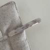 Korean version of the gold label cute little baguette one-word clip French acetic acid texture solid side bangs clip