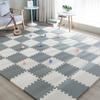 12Pcs Interlocking EVA Foam Floor Mats 30*30CM Puzzle Flooring Tiles Non-Slip Cushioned Mat Yoga Fitness Mat for Home Gym Use