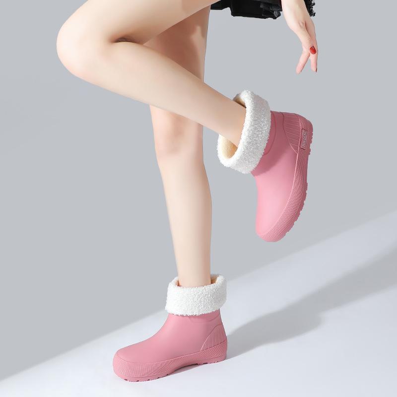 2024 Women's Fashionable Non-Slip Waterproof Rain Boots - Short Tube