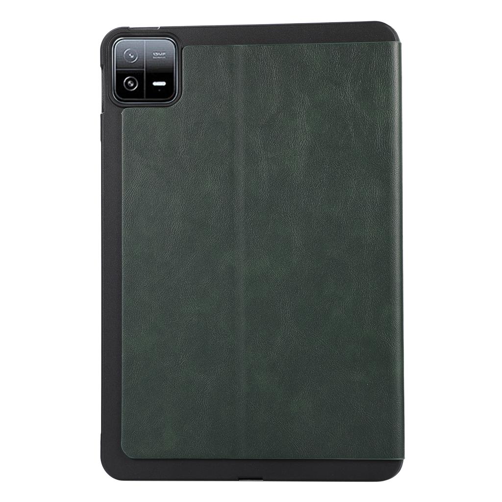 For Xiaomi Pad 6 Leather Case Foldable Stand Inner Soft TPU Tablet Cover