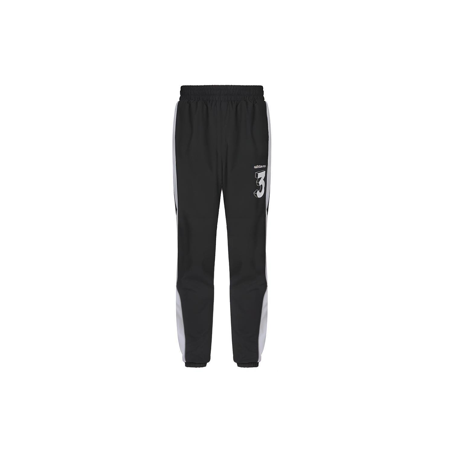 adidas neo Woven Athleisure Casual Sports Long Pants Black Men s EJ7065 M
