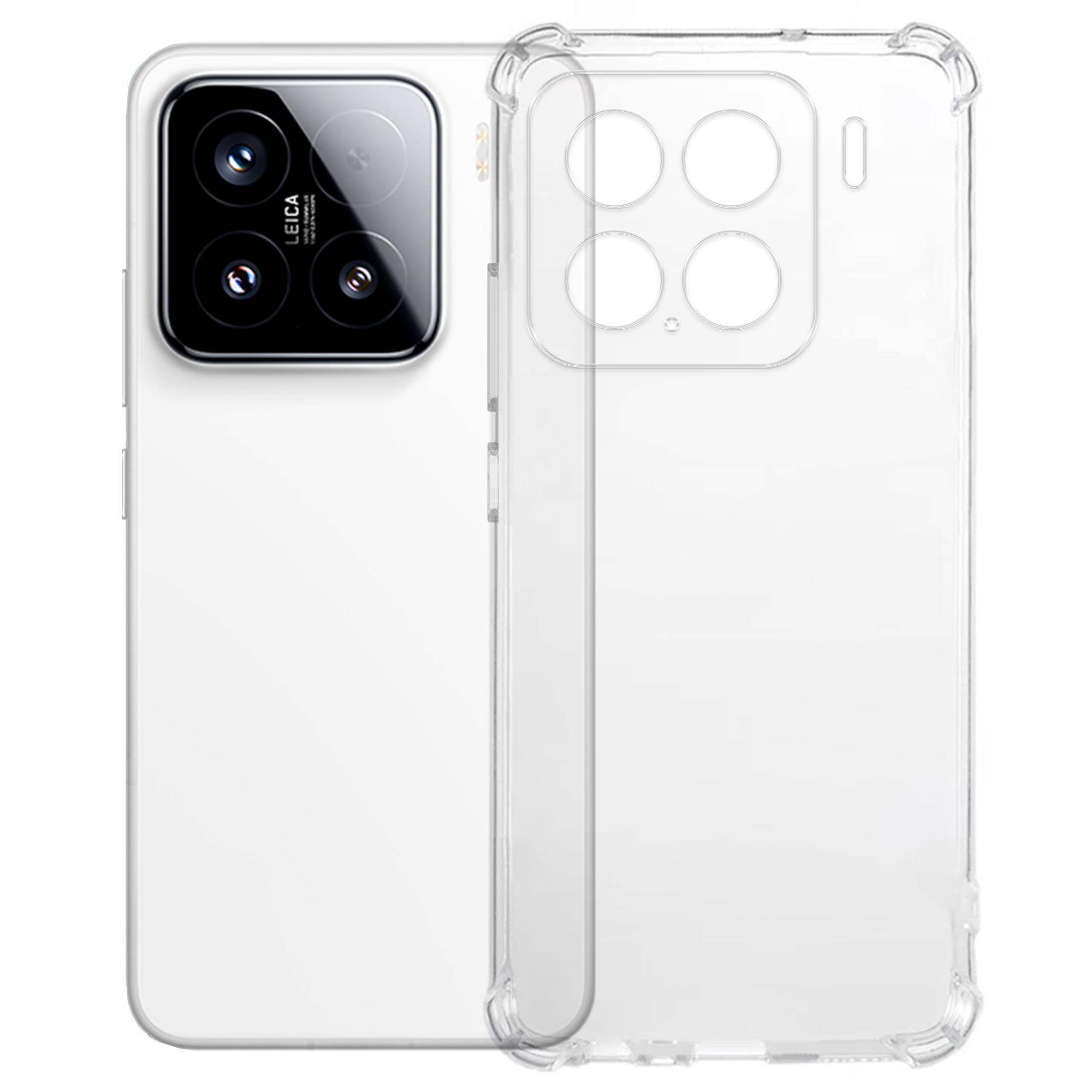 

For Xiaomi 15 Clear Phone Case 1.5mm TPU Shockproof Phone Cover Transparent