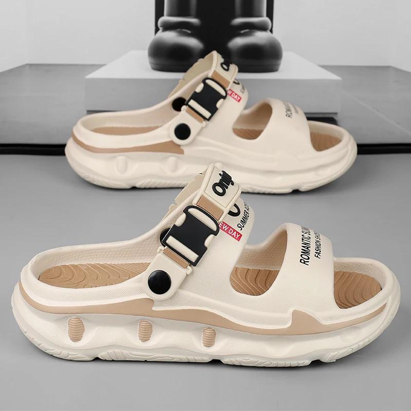 MAEDEF Men Slippers Man Sandals EVA Men's Soft Casual Shoes Beach Sandals Summer Slippers Mens Clogs Shoes Flip Flops Male Shoes