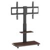 Universal Movable TV Floor Stand with Shelf and Wheels for 50-65 Inch TVs