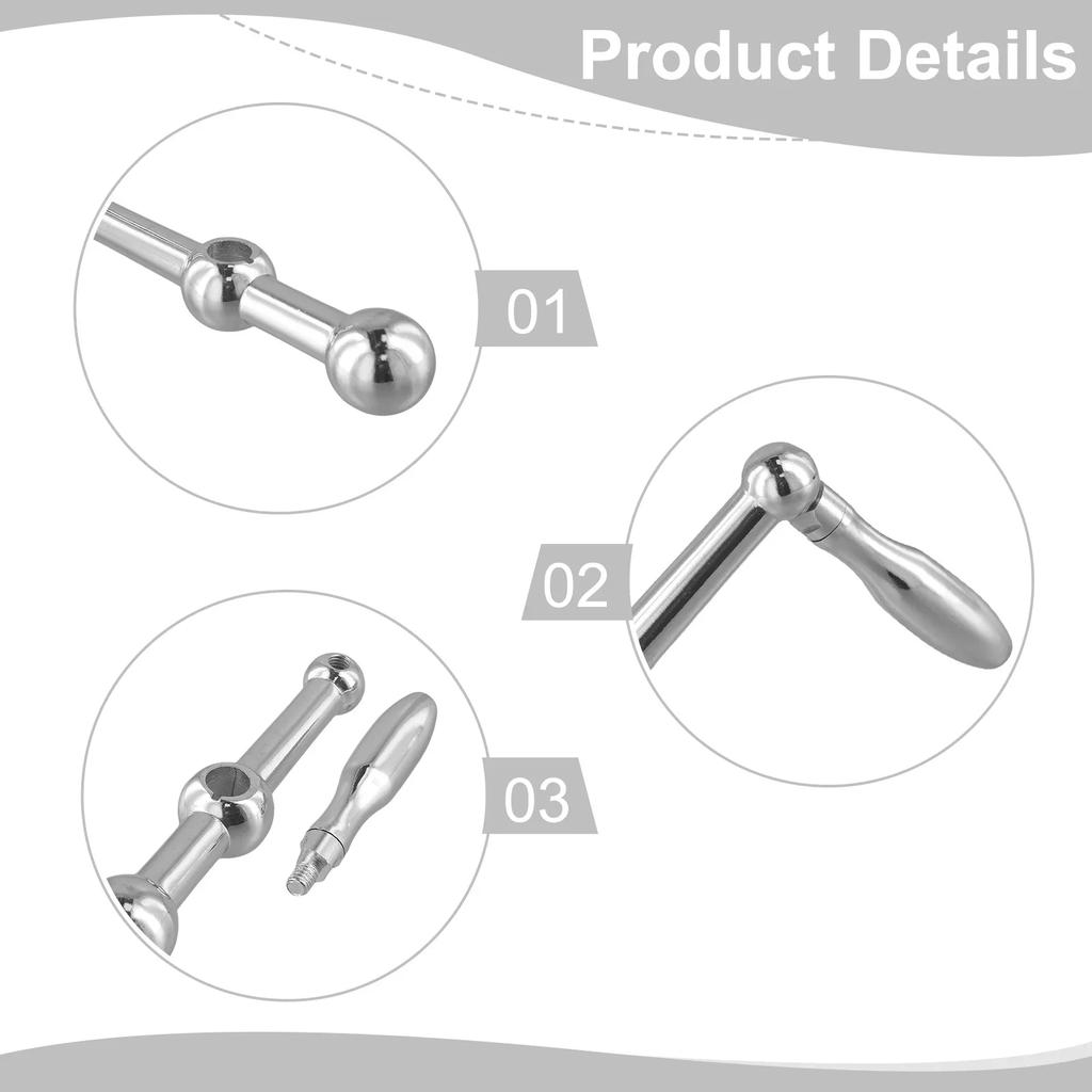 Aluminum Alloy Milling Machine Part Ball Crank Handle for Smooth Adjustment Set of Football and Regular Handles