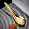 Asian Soup Spoon Stainless Steel Dinner Spoon Mirror Polished Chinese Soup Spoon for Bouillon Dessert Cereal Ramen Noodles Wonton Pho Thai