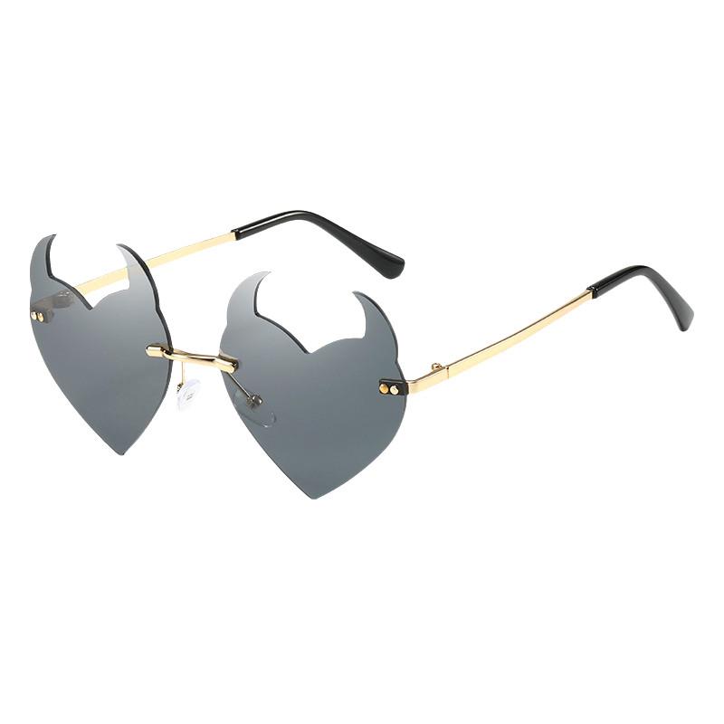 Trendy Stylish Irregular Sunglasses For Parties And Festivals With Uv380 Protection