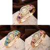 Elegante Orologio al Quarzo da Donna in Stile Coreano con Lunetta in Diamanti e Cinturino in Lega per Uso Fashion