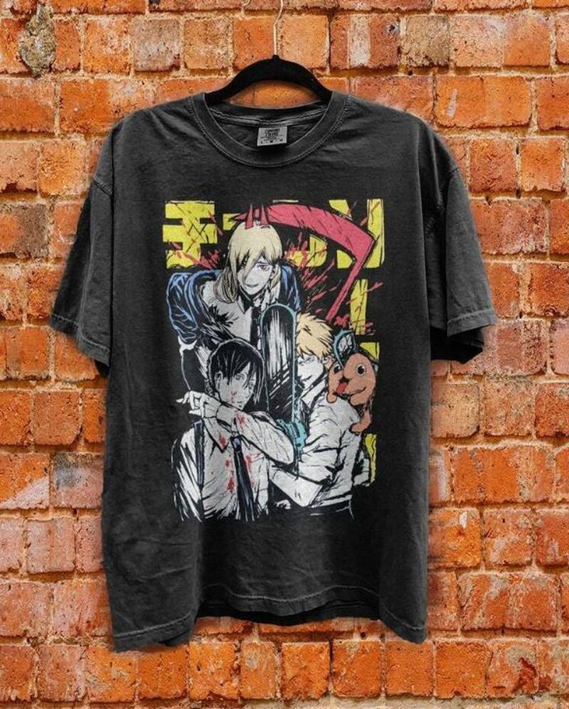 

Chainsaw Man Tshirt, Anime Tshirt, Manga Tshirt , Denji Chainsaw Man Tshirt S