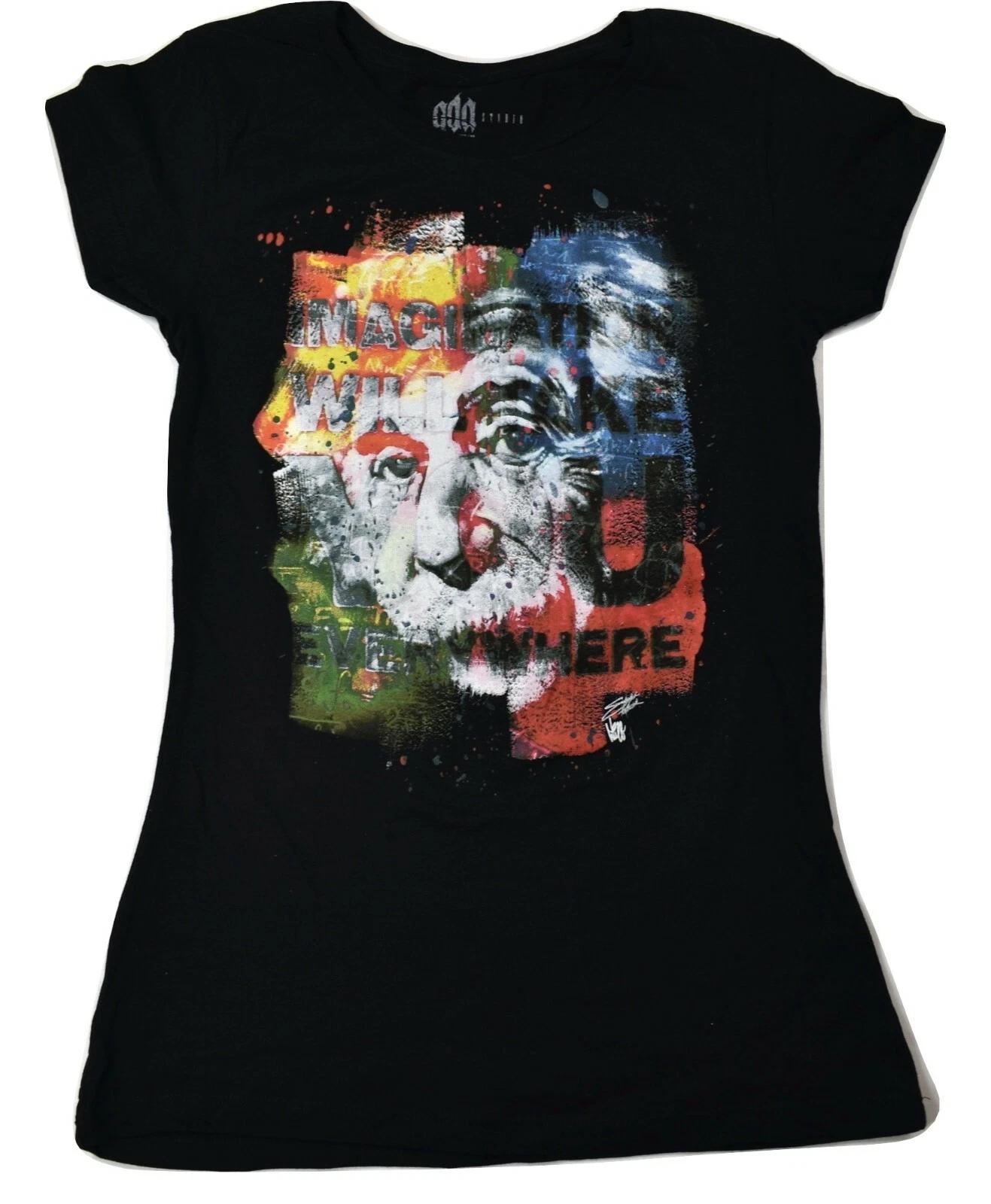 Get Down Art Juniors Albert Einstein Imagination Will Take You..Shirt New S-XL 3XL