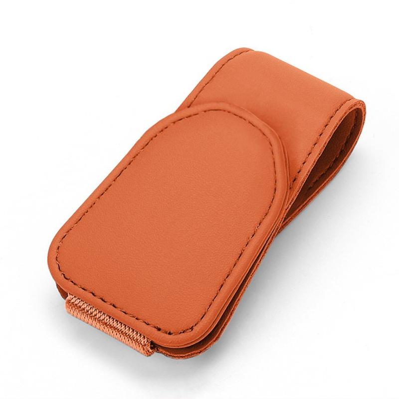 Auto Brillenhalter Universal Auto Sonnenblendenhalter Clip Leder Brillenaufhänger und Ticketkartenclip Brillenhalterung