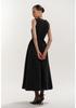 European & American Women's Elegant Solid Color Long Dress - New Fashion, Sophisticated Style.