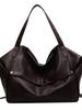 Large Capacity Women's Solid Color Korean Style Fashion Tote Shoulder Bag