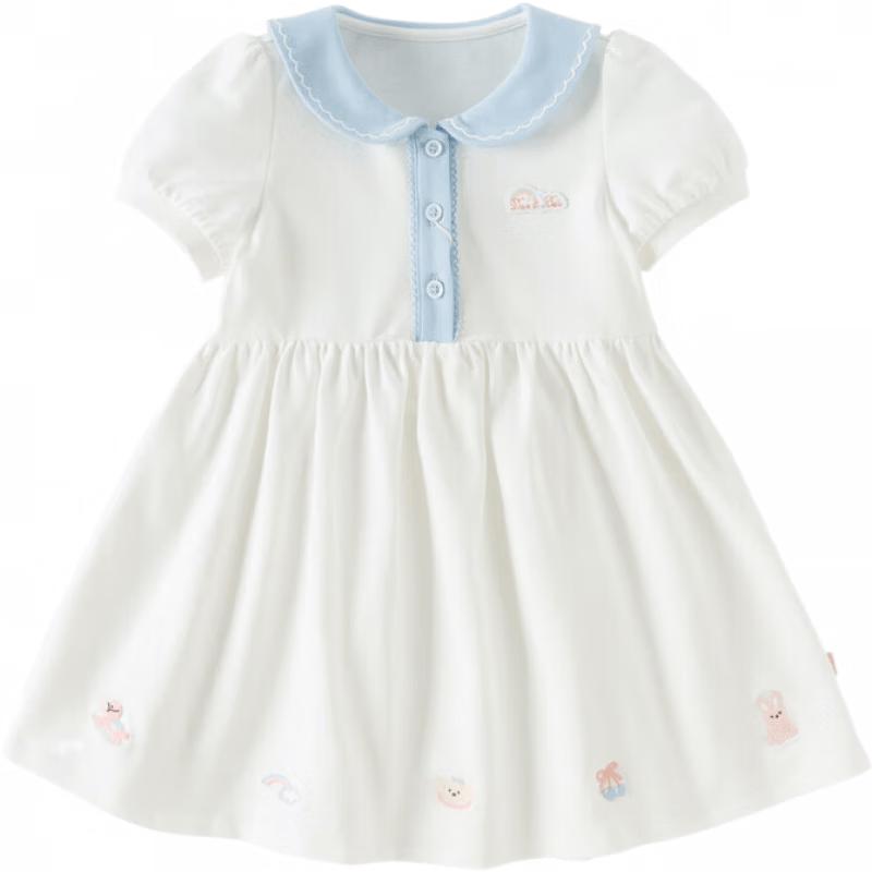 DAVE&BELLA Girls  Summer Polo A-Line Dress 90 cm