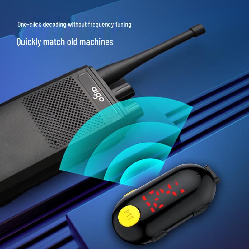 aigo E168i Mini Clip-on Service Walkie-Talkie (CN version)