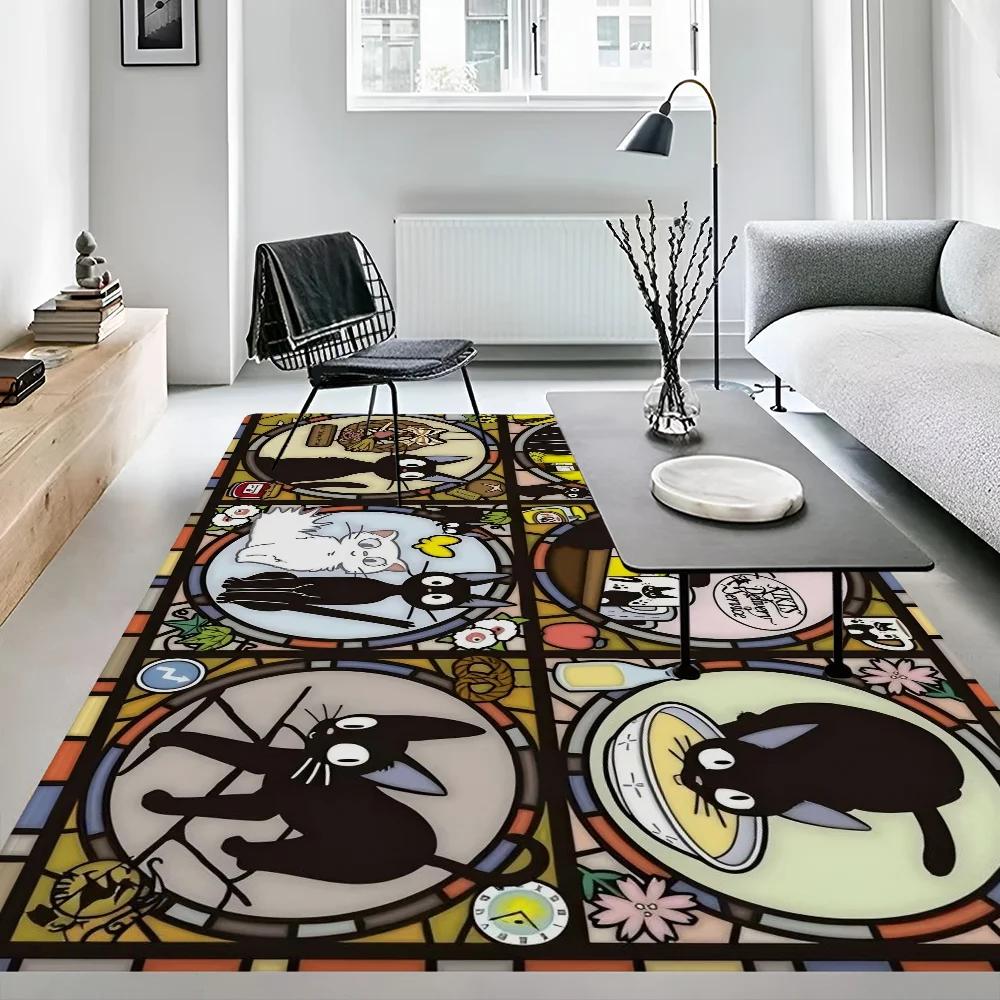 M-miyazaki Hayao Cartoon Anime Room Mats Retro Multiple Choice Living Room Kitchen Rug Non-Slip Welcome Rug