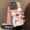 Angel Mahiru Shina Phone Case for iPhone 17 16 15 14 13 12 11 Air Pro Max Plus Colorful Silver MagSafe Cover