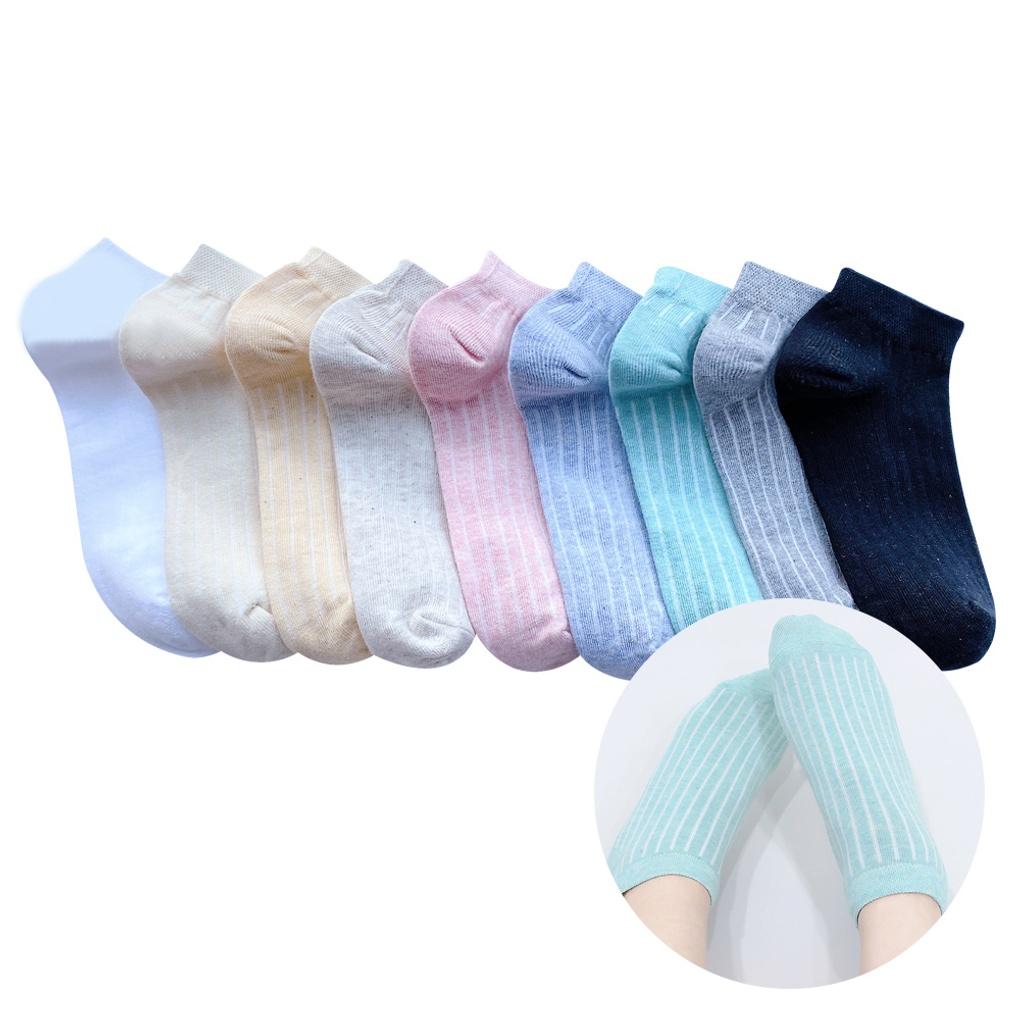 

10 Pairs of Women s Pastel Gore Sneaker Socks 10 pairs of blue