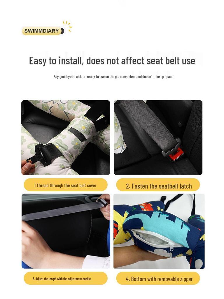 Children's Car Neck Support Headrest Pillow