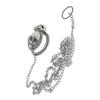 Male Chastity Device with Traction Chain with Lock Metal Male Chastity Cage Chastity Belt Penis Lock Adult Sex Toys for Men 18+