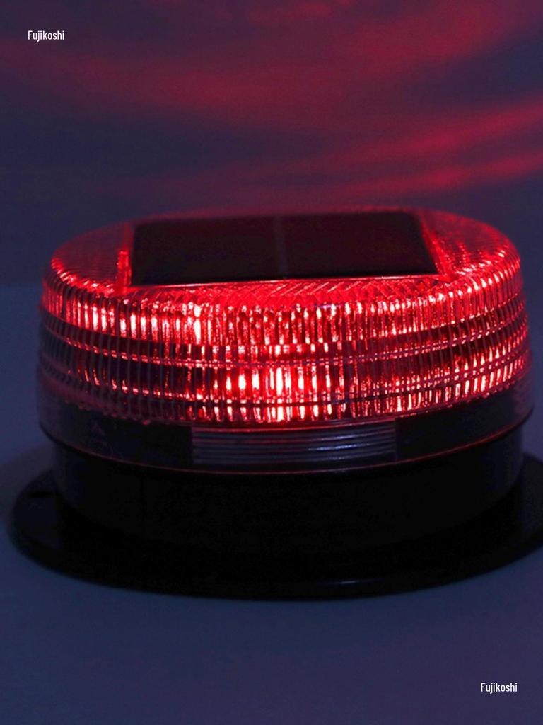 Solar-Powered Magnetic Flashing Traffic Strobe Light