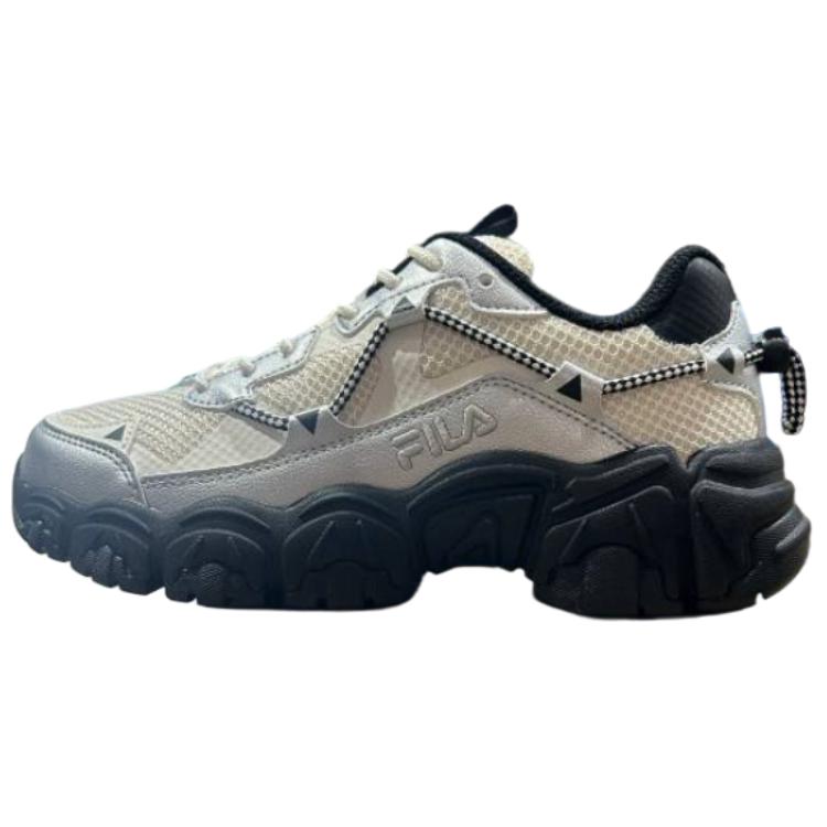 FILA FLUID V2 Массивные кроссовки Унисекс Низкие Бежево-серые FS261OD03X039-101 37.5