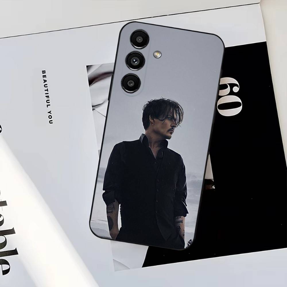 

J-Johnny Depp Phone Case For Samsung S25,S24,S23,S22,S21,S20,S10,Ultra,Plus,Lite,FE,Soft Silicone Black Cover Samsung S21fe