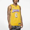 Nike NBA Lakers Kyle Kuzma No.0 Quick-Dry Sleeveless Basketball Jersey Men Tops Yellow AV4646-728
