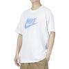 Nike T Shirts Men's White Crew Neck Moderate Straight Fit DZ2998-100