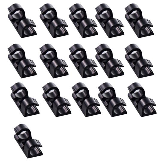 20 sztuk Samoprzylepny Klips do Kabli Sieciowych Organizer na Przewody Mocowanie Uchwyt Zacisk