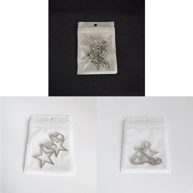 Stylish Shoe Chain Unique Hollow Star Pendant Martins Boots Chains Canvas Shoes Buckles for Casual and Formal Occasions