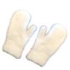 Faux Furs Mittens Women Winter Warm Gloves Faux Furs Gloves Stretchy Cuff Comfortable Wear for Skating Skiing Hunting