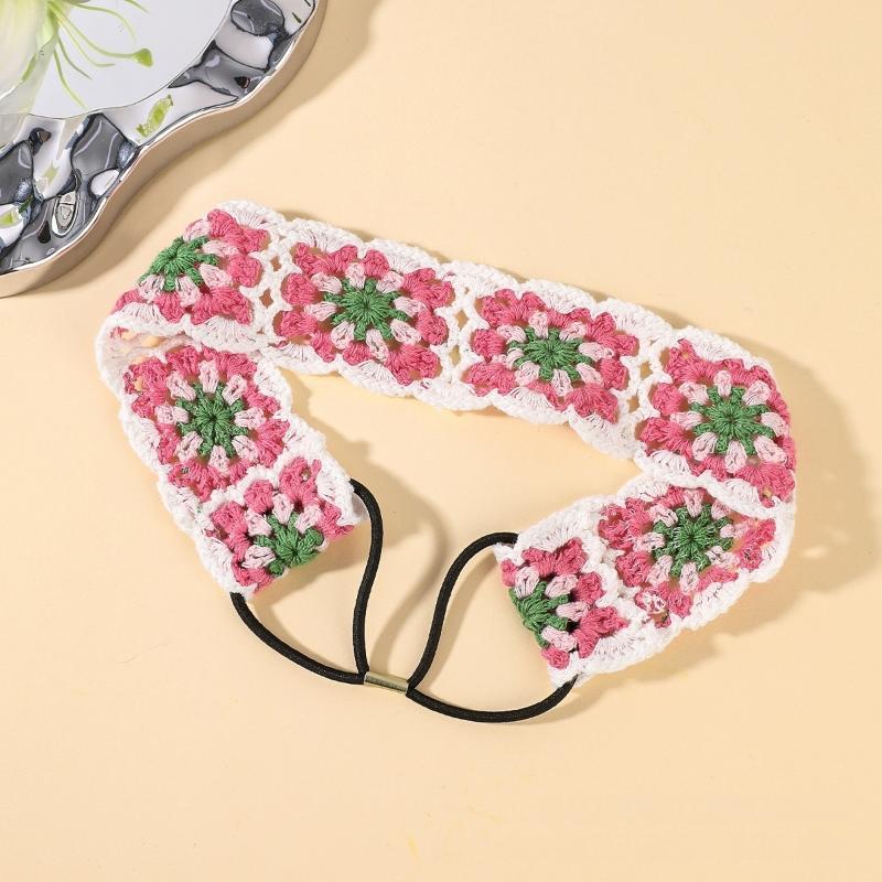 Stylish Heartedly Designed Knitted Flower Headband for Hawaii Beach Travels