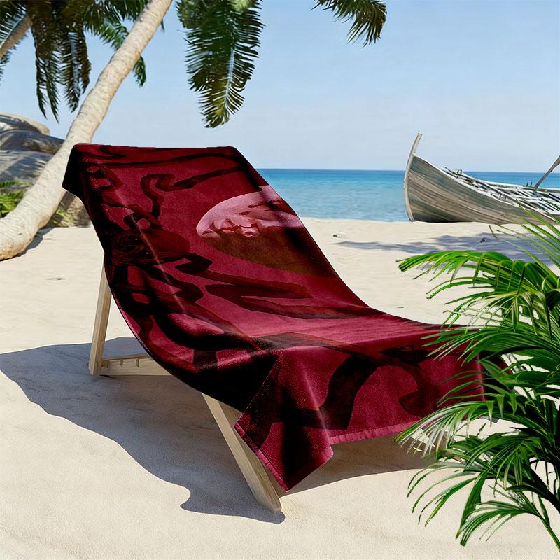 11 Print Beach Towel, Large Soft Quick Dry Towel for Beach Camping Swimming