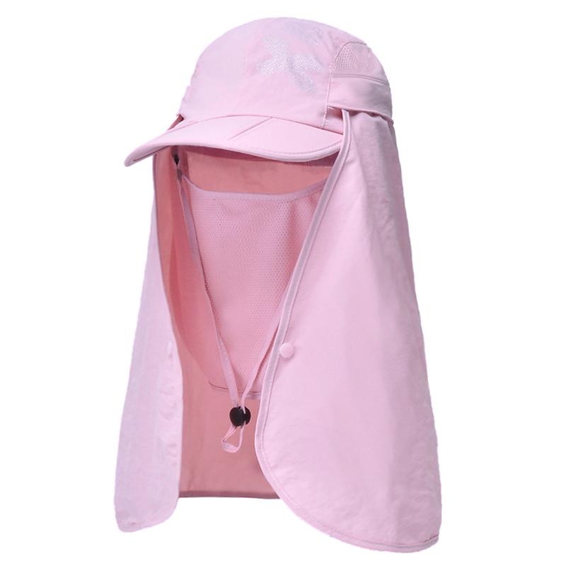 Foldable Quick Drying Waterproof 360° Visor Hat Baseball Cap Shawl Sun Hats Outdoor Unisex Summer Dual Use Cap
