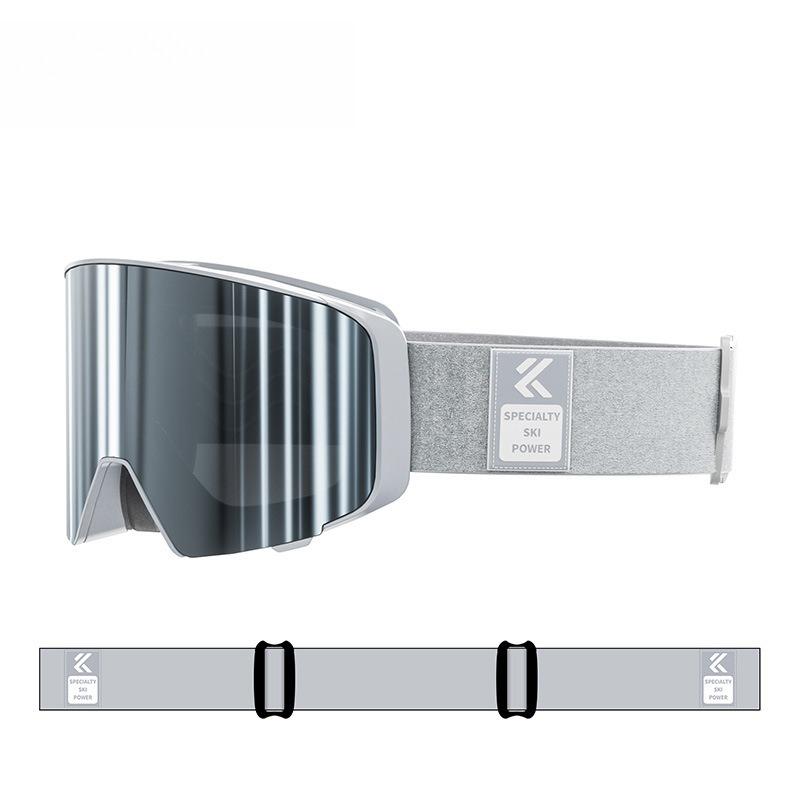 Flip Ski Glasses Anti-fog Professional Outdoor Mountaineering Windproof Goggles Single and Double Board Snow Goggles