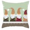 New Christmas Dwarf Pillow Cover Christmas Cute Dwarf Peach Skin Cushion Cover