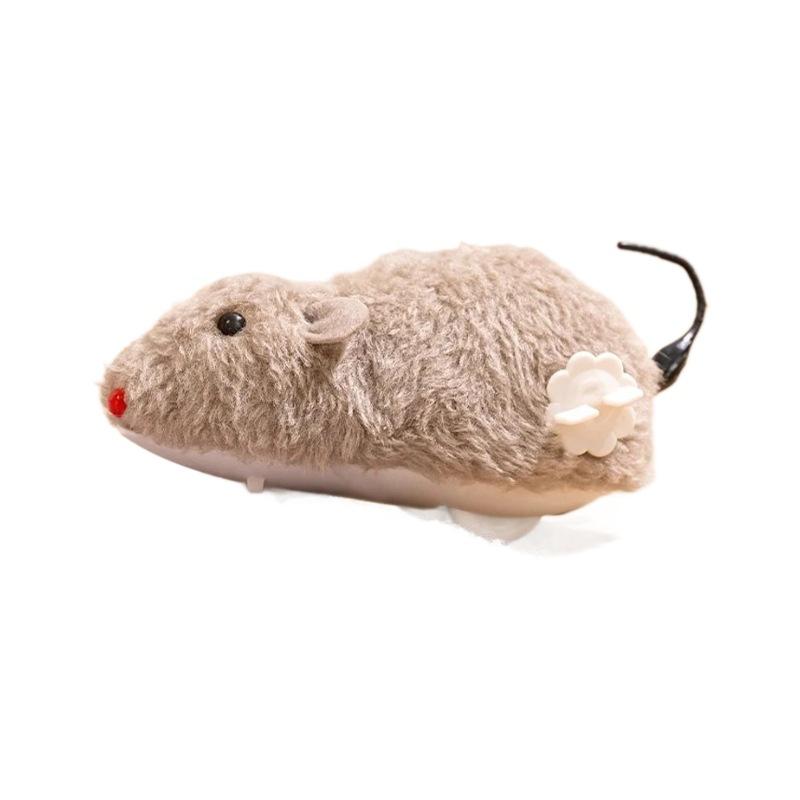 Cat PlushToy Simulated Mouse Electric Faux Fur Cat Mice Toy  Bite Resistant Kitten Interactive Toy Cat Accessories