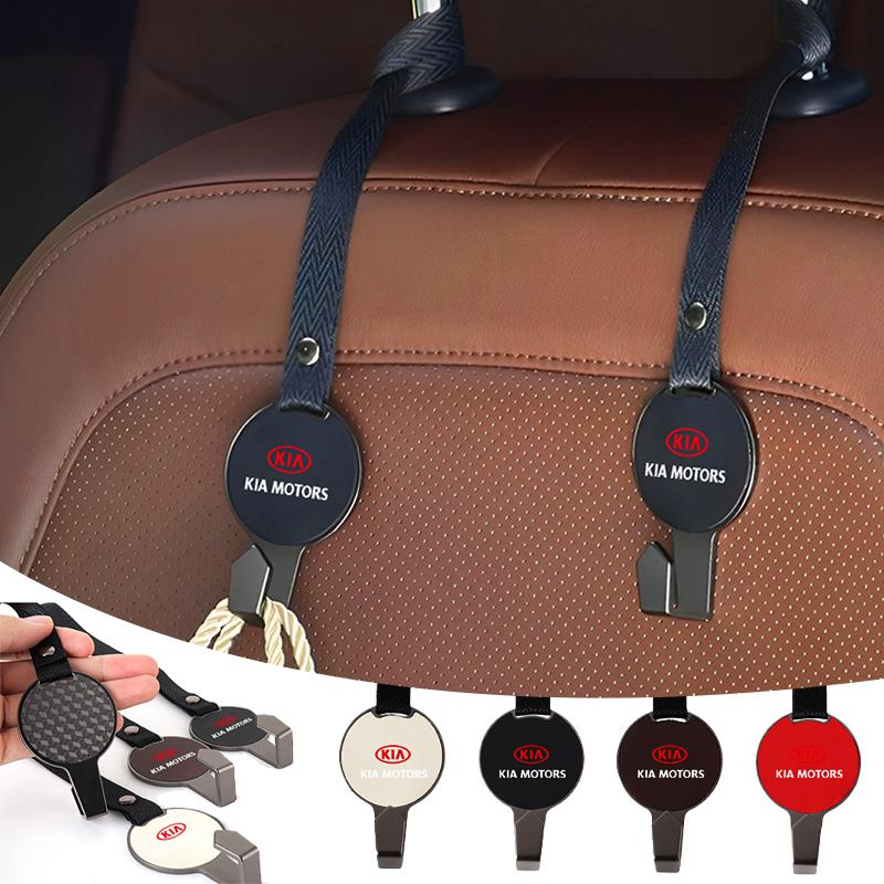 Metal Car Seat Back Hooks Headrest Storage Hook Accessories For KIA Sportage Ceed Sorento Cerato Optima Picanto Rio Soul K5 K3 MT8