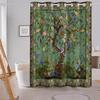 Bohemian Flower Bathroom Curtain Colorful Boho Floral Print Beautiful Bright Polyester Fabric Cloth Shower Curtain for Bathroom