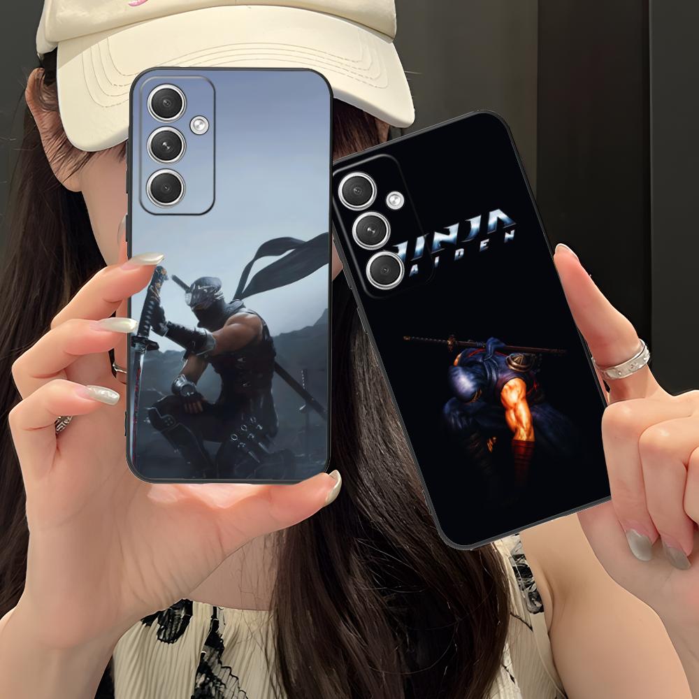 Ninja Gaiden Phone Case for Samsung Galaxy S25 S24 S23 S22 S21 S20 S10 S9 Plus FE Ultra Lite Black Smartphone Cellphones